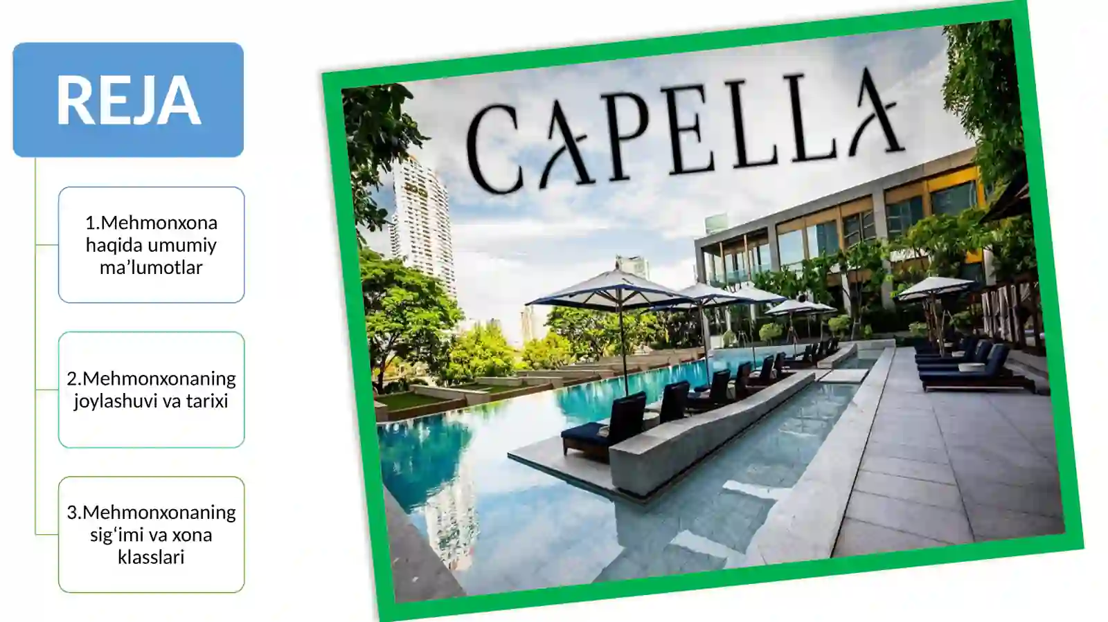 CAPELLA BANGKOK — TAILAND 2