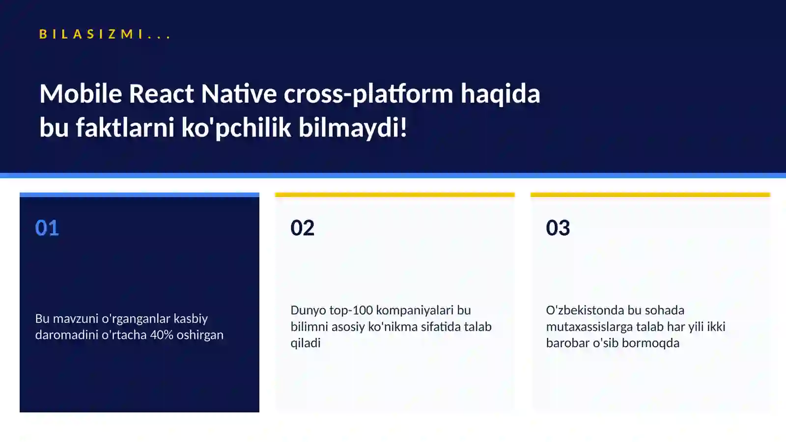 Mobile React Native cross-platform 2