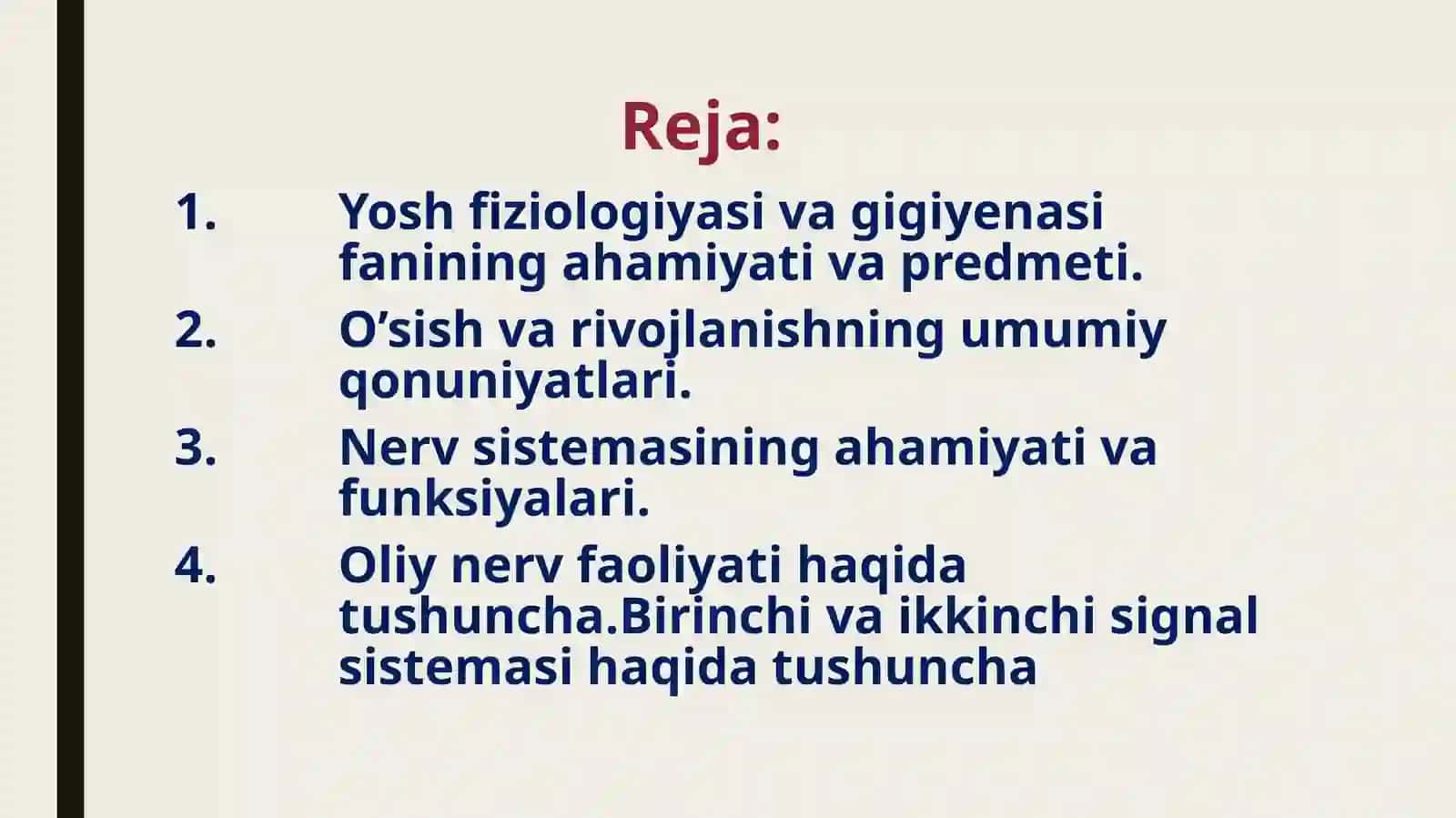 Yosh anatomiyasi va fiziologiyasi Bolalarda o’sish va rivojlanish. 2