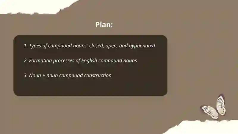 Compound nouns 2