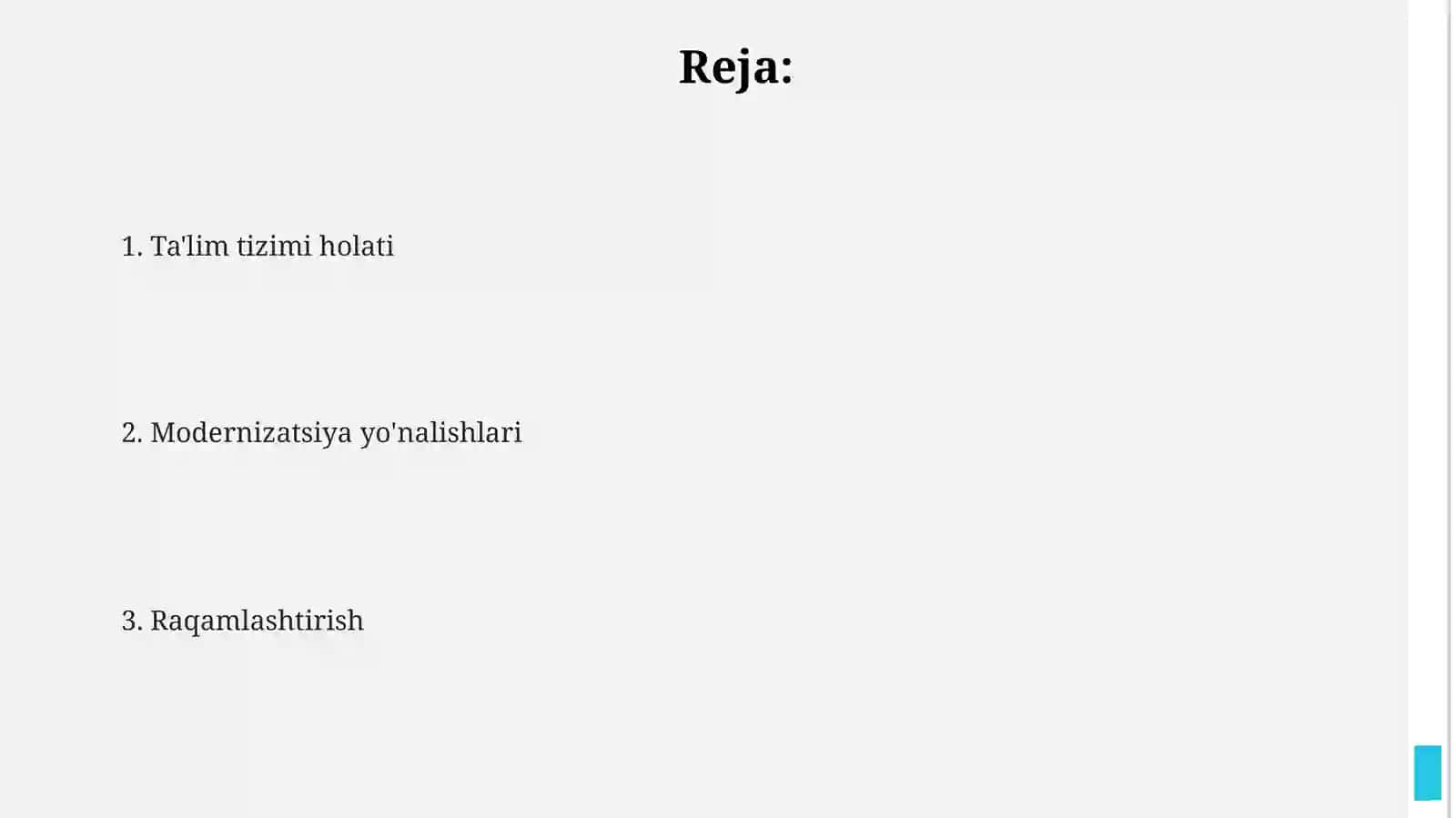 Ta'lim tizimi holati 2