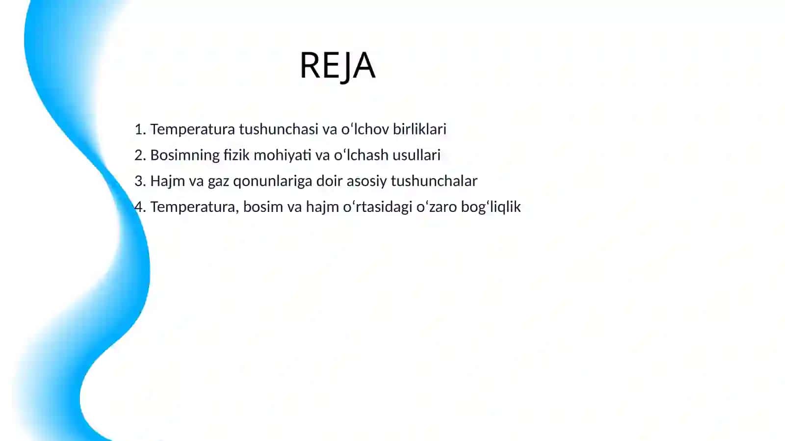 TEMPERATURA BOSIM VA HAJM TUSHUNCHALARI 2
