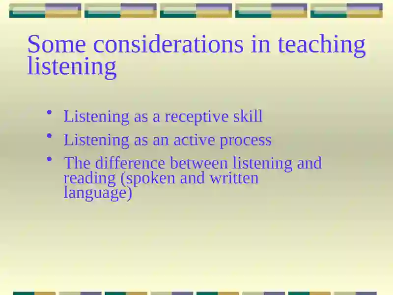 Modern technologies in teaching listening 2