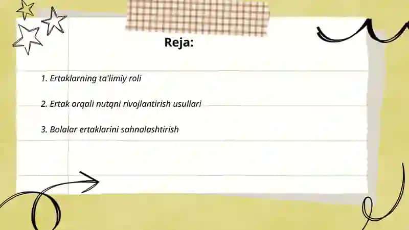Ertaklar orqali katta guruh bolalar nutqini òstirish 2