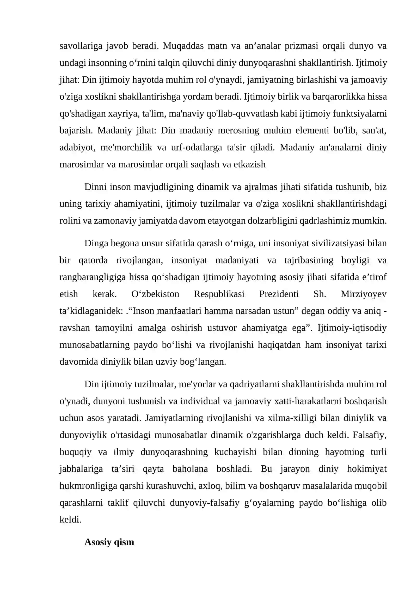 Diniy xarakatchanlik: diniy tasvirlar va ijtimoiy o'zgarishlar 2