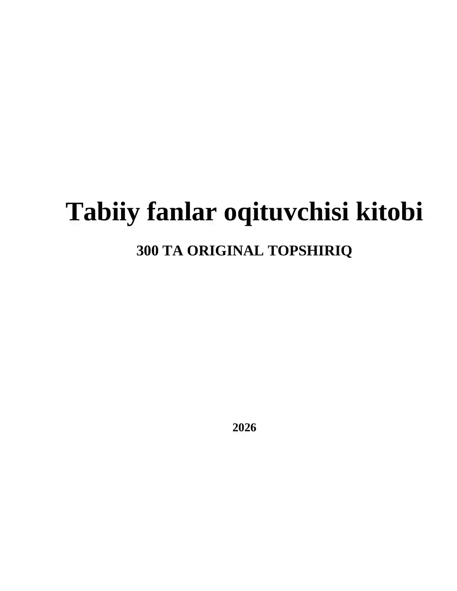 Tabiiy fanlar oqituvchisi kitobi 2