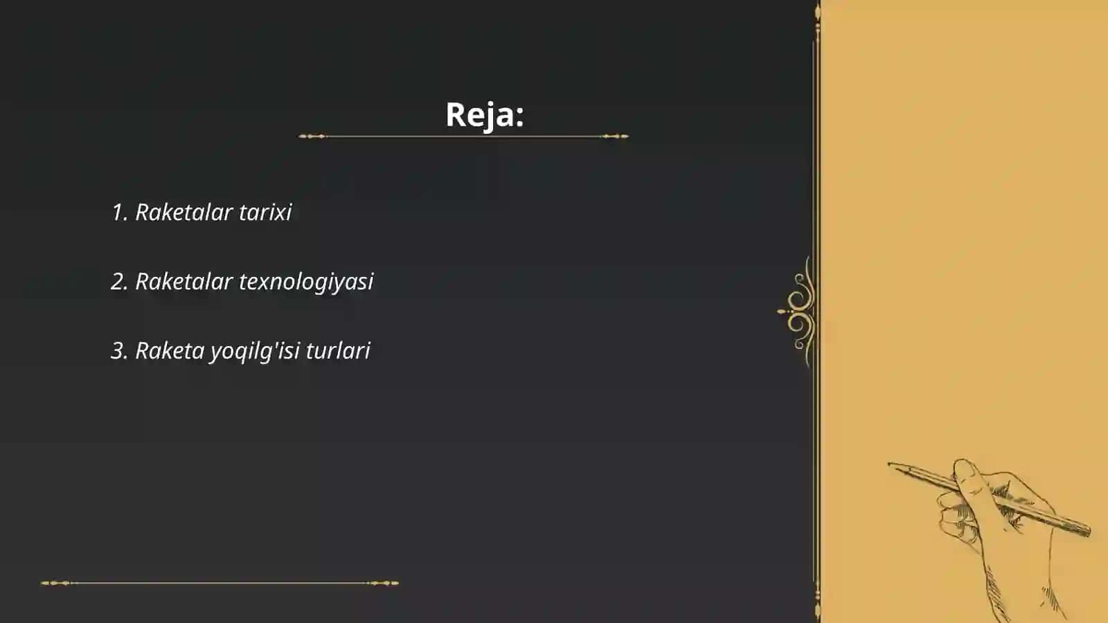 Raketa haqida 5t listli pdf tayorlash kk 2