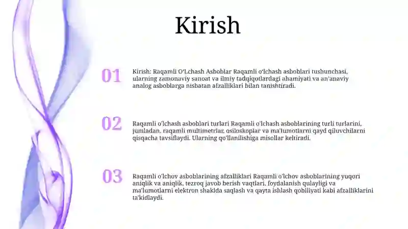 Raqamli OʻLchash Asboblar 2