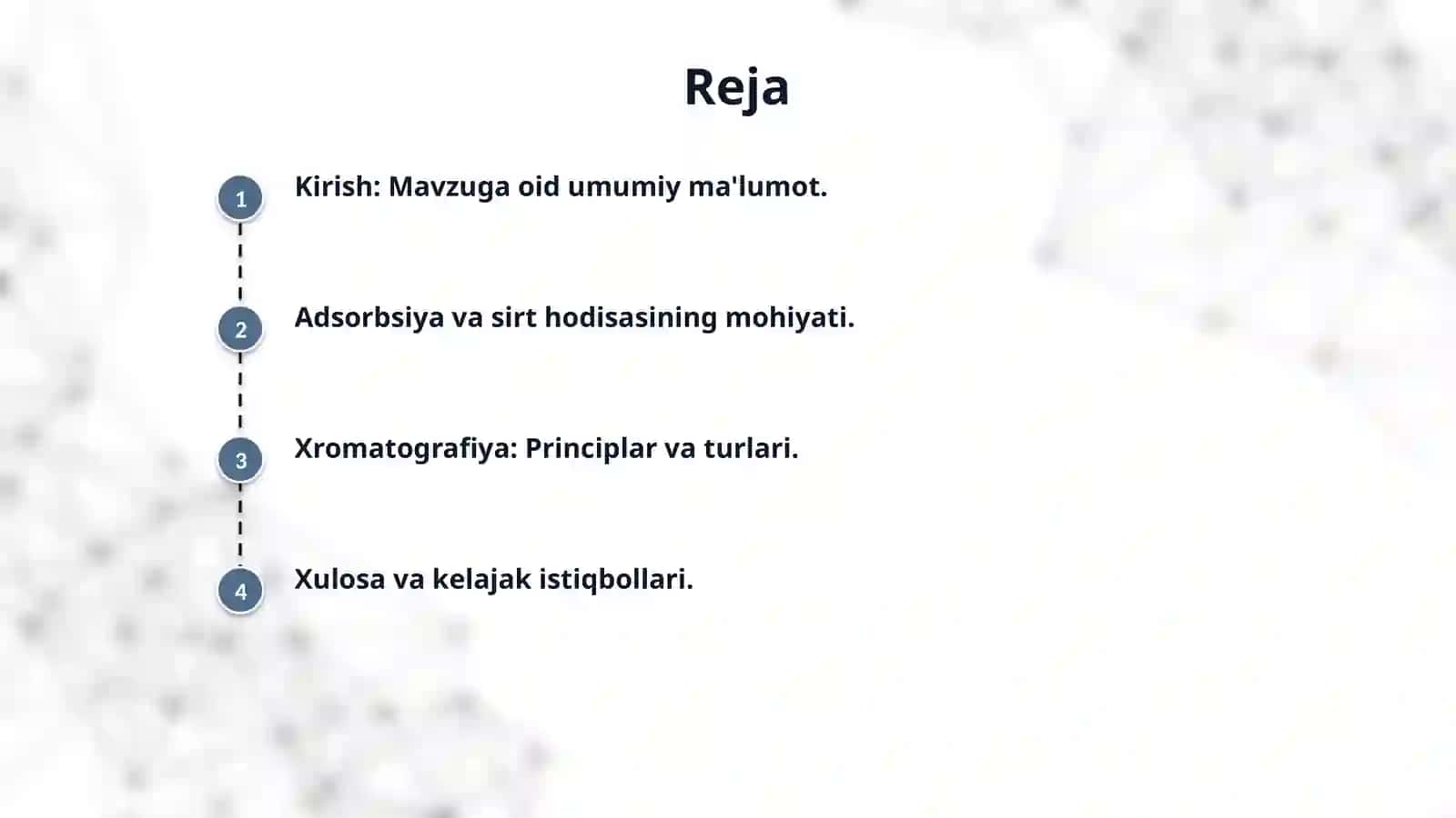 Sirt hodisasi va adsorbsiya. Xromatografiya 2