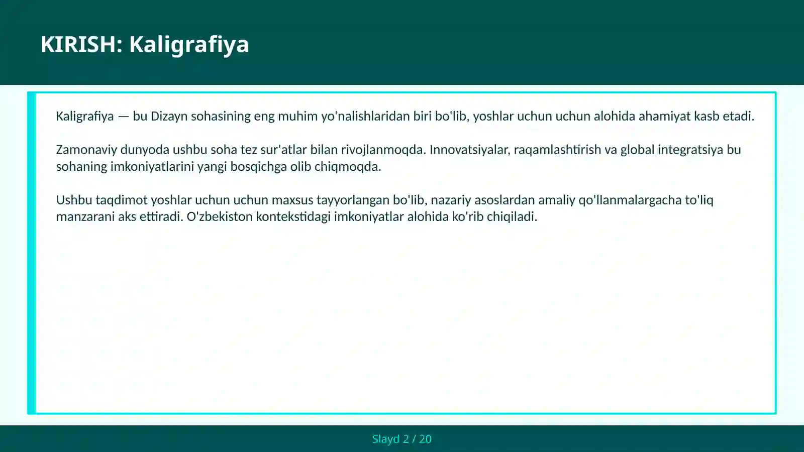 Kaligrafiya 2