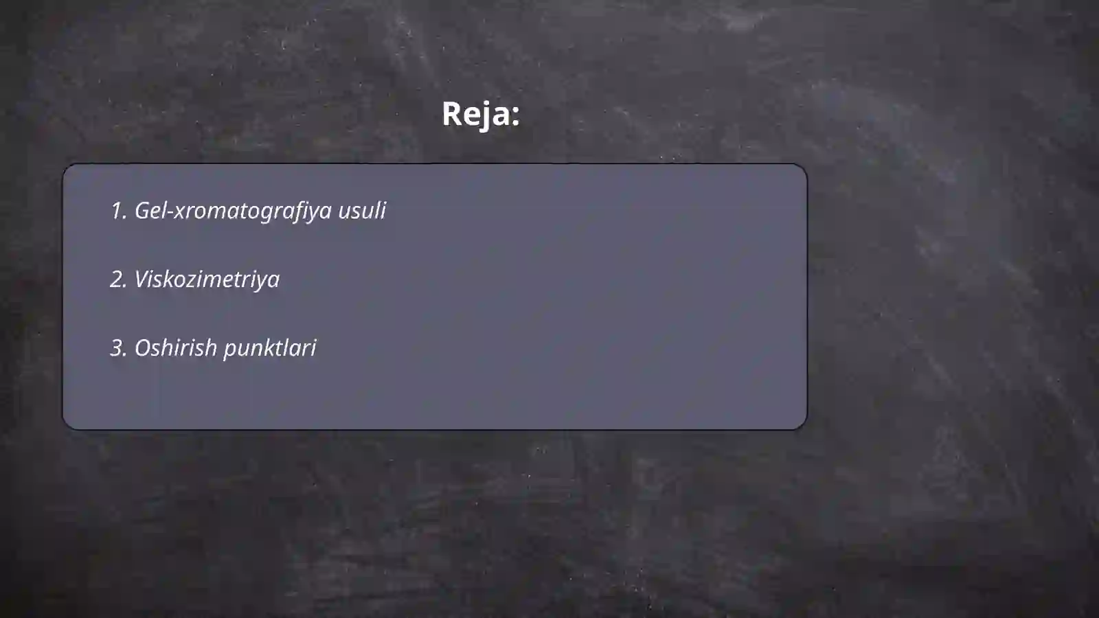 Gel-xromatografiya usuli 2