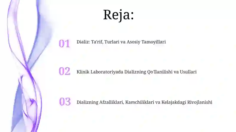 Dializ usulini klinik laboratoriya ishida ishlatilishi 2