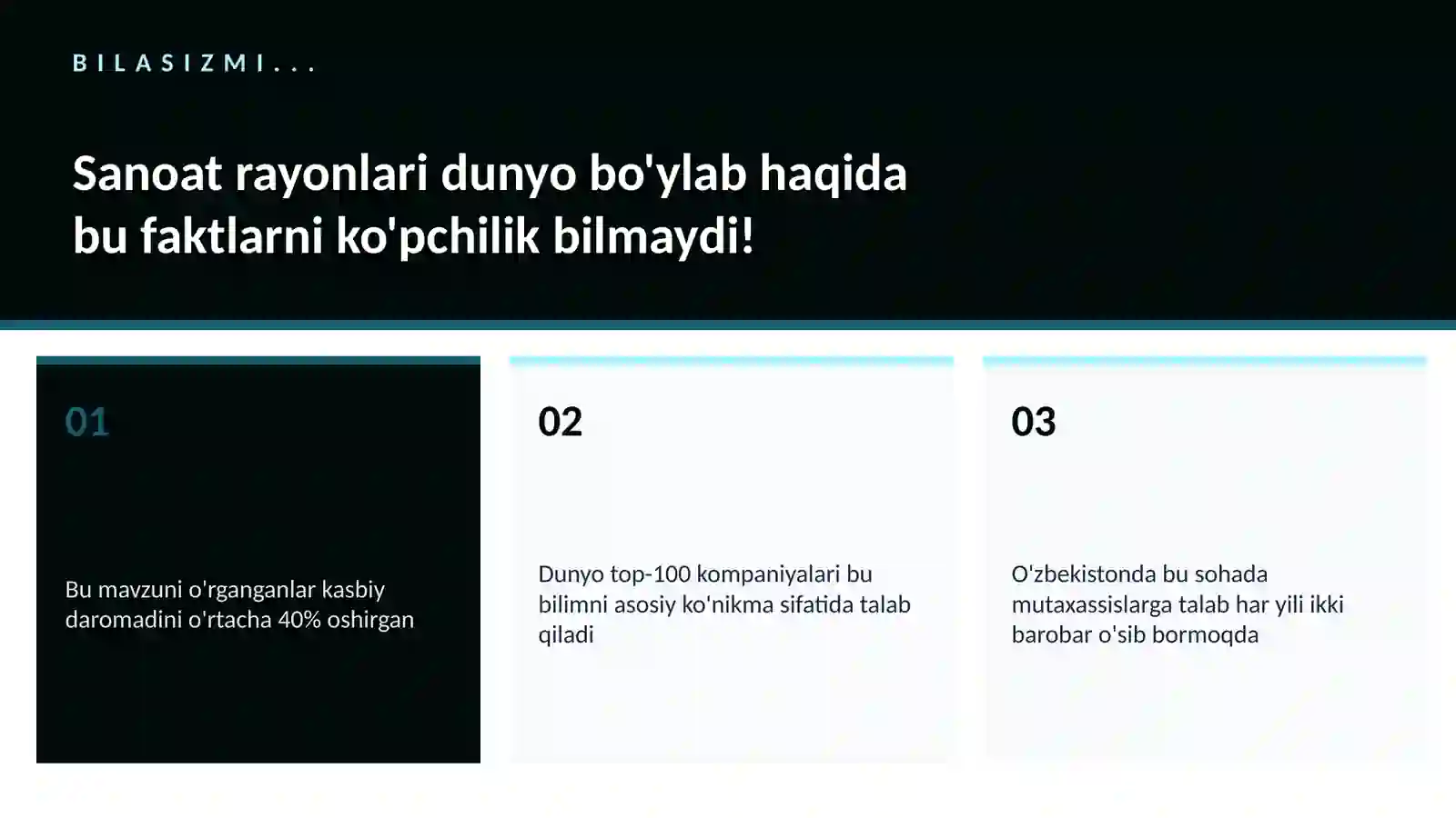Sanoat rayonlari dunyo bo'ylab 2