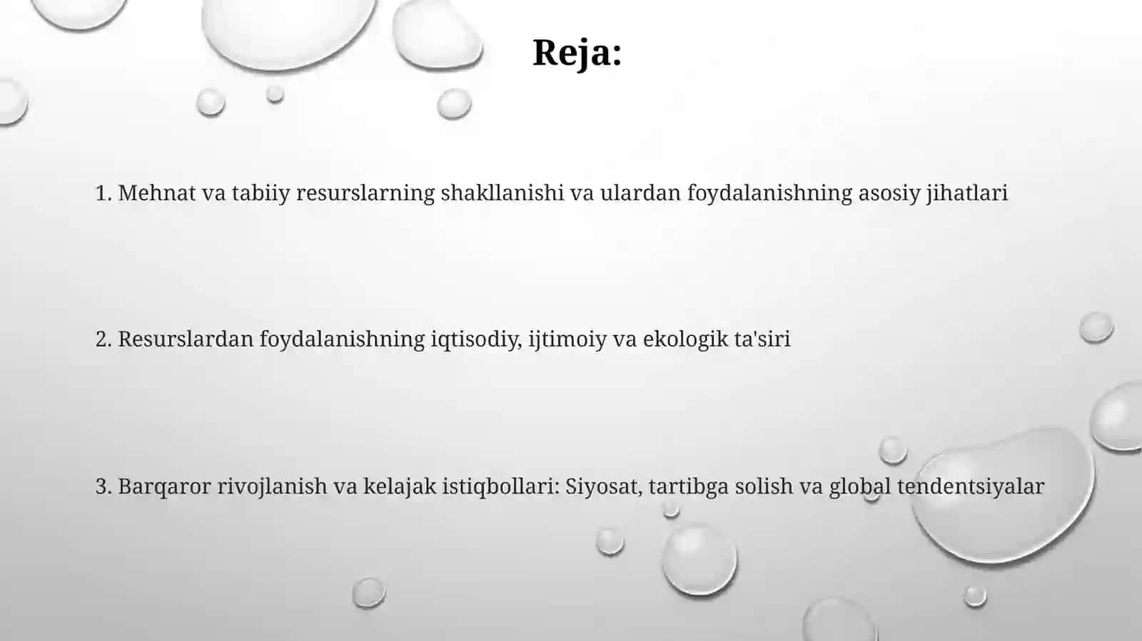 Mehnat va nandlik resurslarining shakllanishi va ulardan foydalanish 2