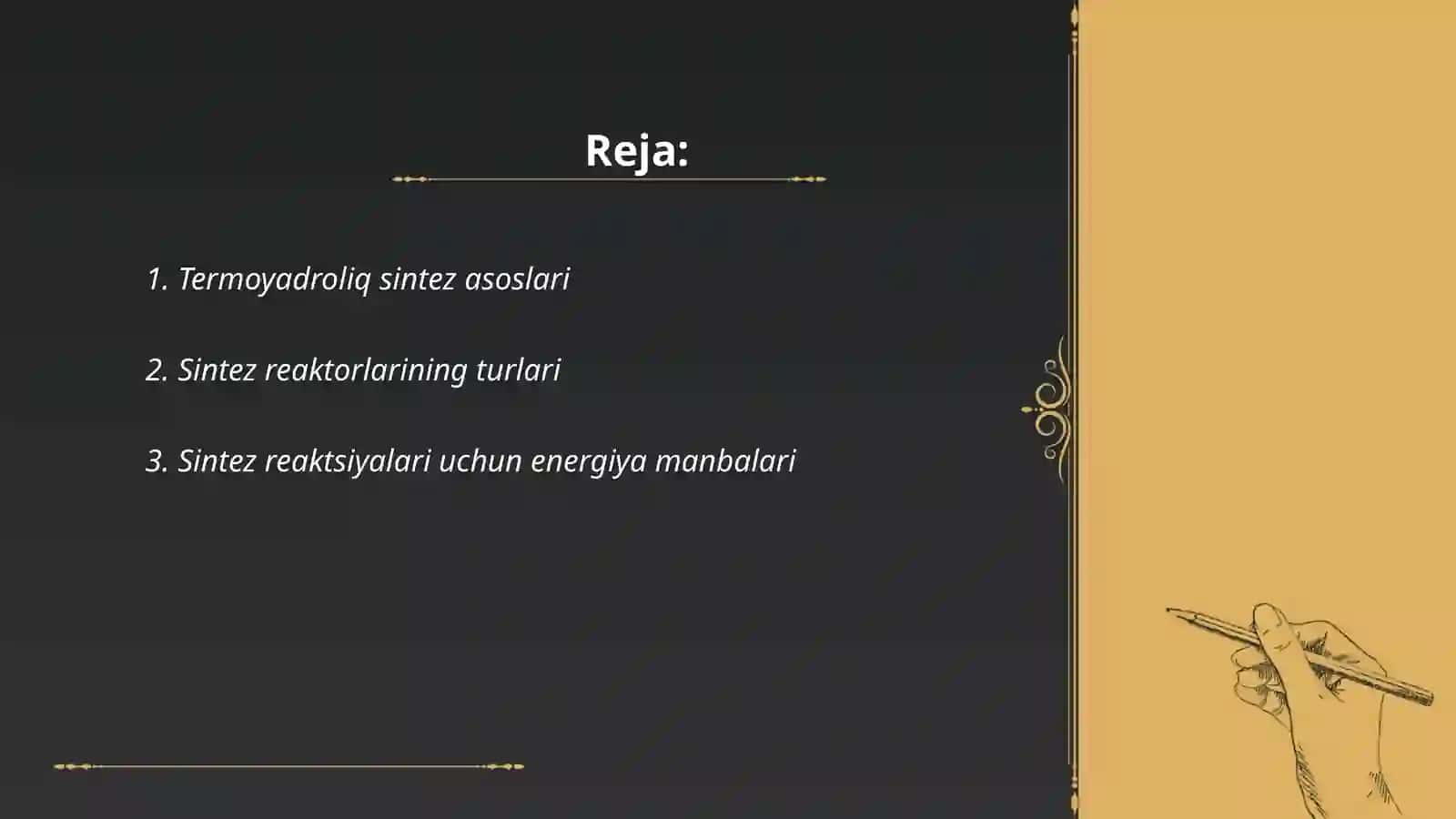 Termoyadroliq sintez reakciyalarin basqariw mashqalalari 2
