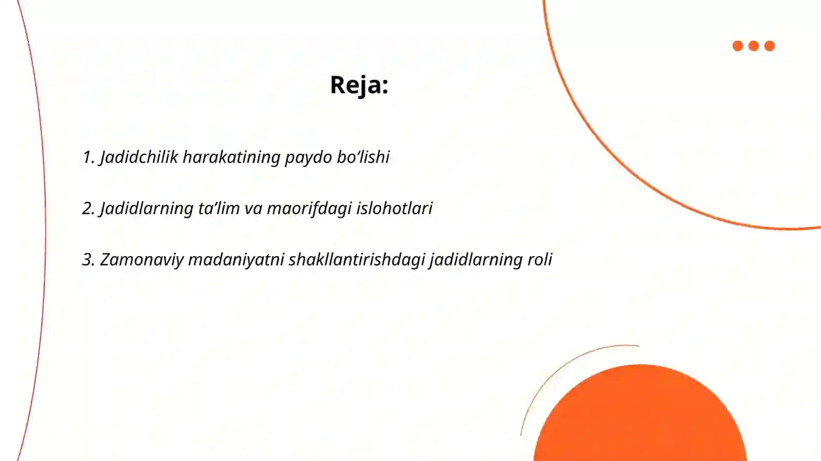 Jadid ma'rifatparvarlarining oʻlka ijtimoiy-ma'naviy hayotida tutgan oʻrni 2