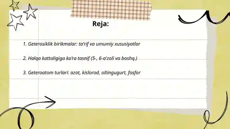 Geterosiklik birikmalar 2
