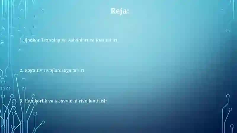 Maktabgacha yoshdagi bolalarni ijodiy rivojlantirish texnologiyalari 2