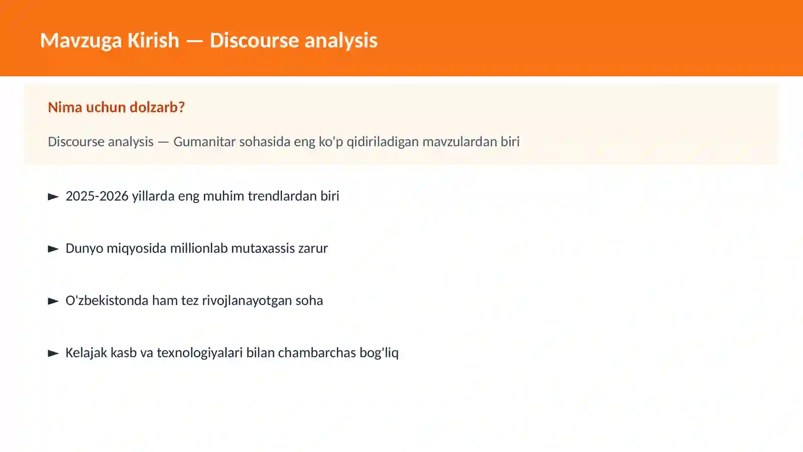 Discourse analysis 2