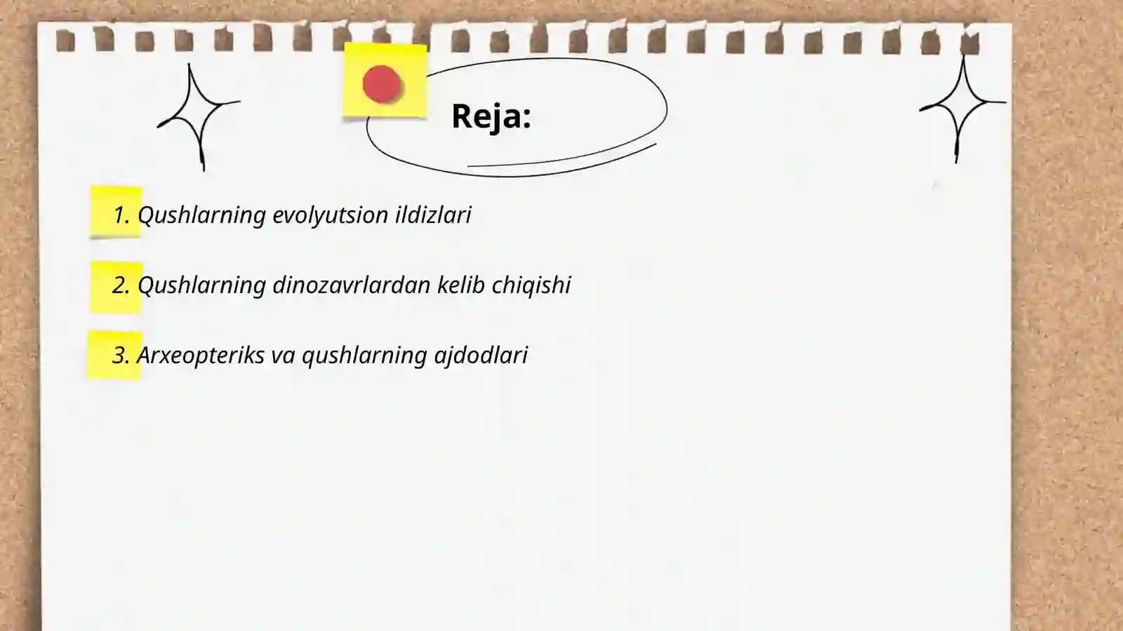 Qushlarning evolyutsion tarixi 2