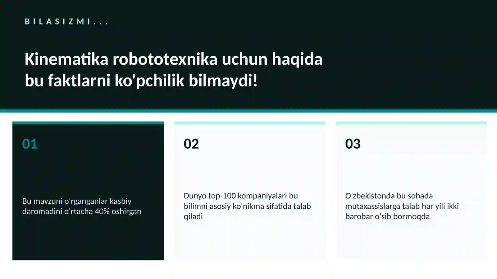 ROBOTOTEXNIKA VA AVTOMATLASHTI 2