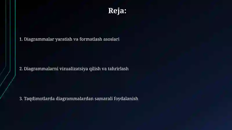 Diagrammalar ustida ishlash 2