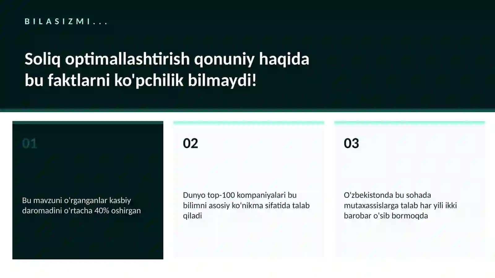 Soliq optimallashtirish qonuniy 2