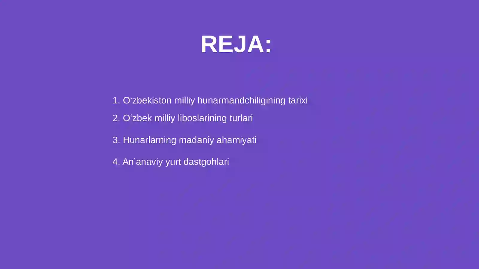 Oʻzbek milliy hunarmandchiligi 2