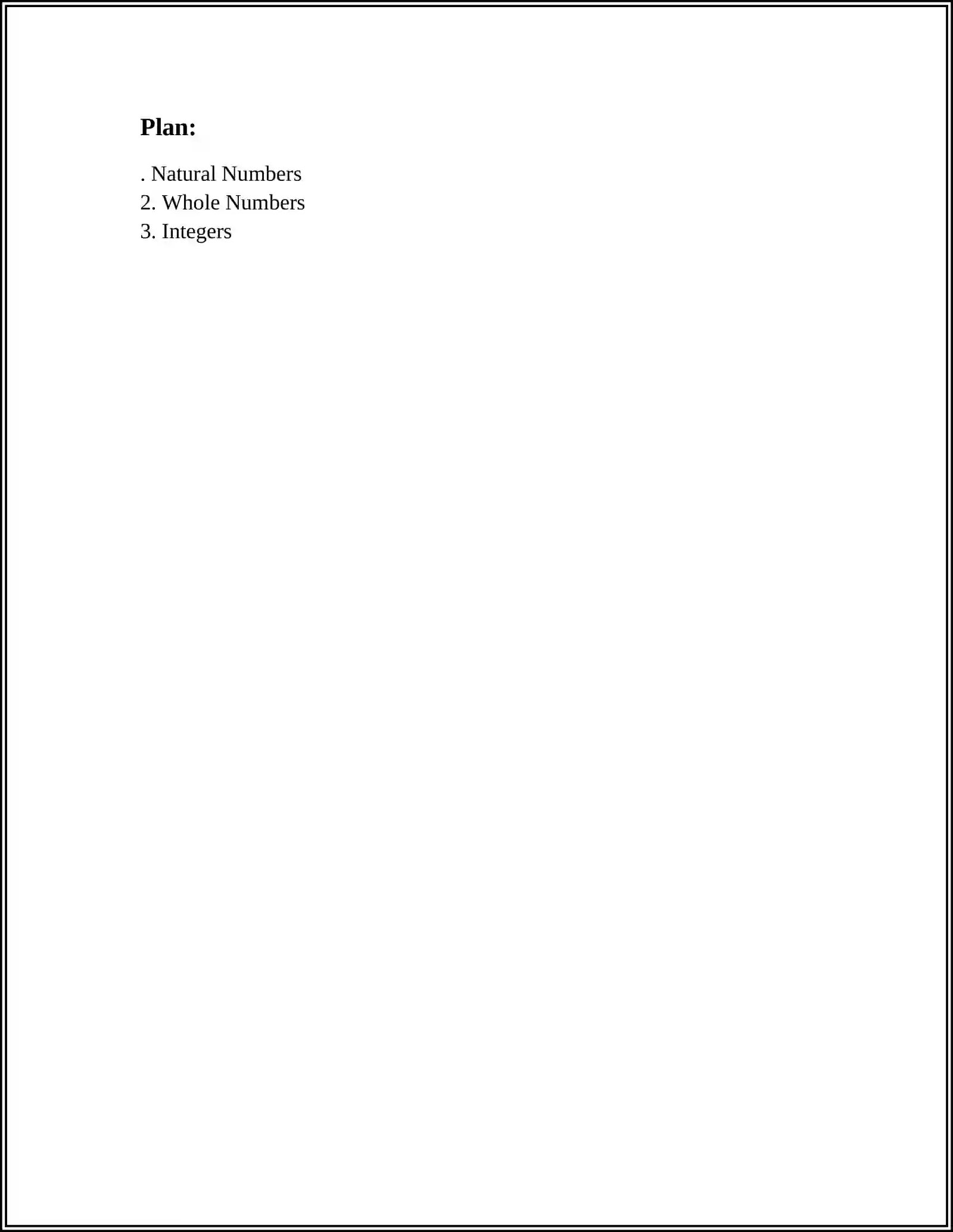 Natural Numbers 2