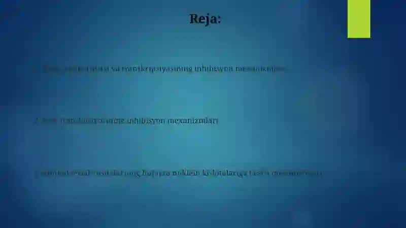 Antibakteriyalarning hujayra nuklein kislotalariga ta'sir mexanizmlari 2