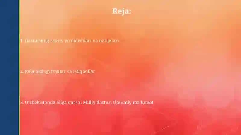 O'zbekistonda tuberkulyozga qarshi kurashishning milliu dasturi 2