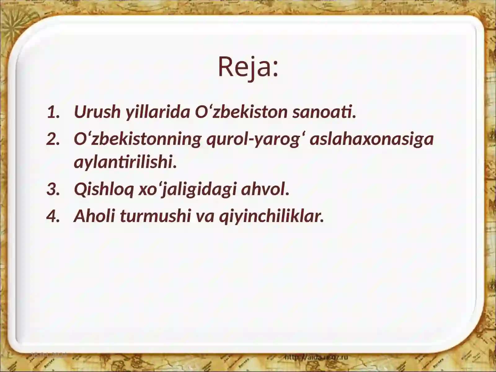 O‘zbekistondaurushyillaridaqishloqxo‘jaligivaaholiniturmushivaqiyinchiliklari 2