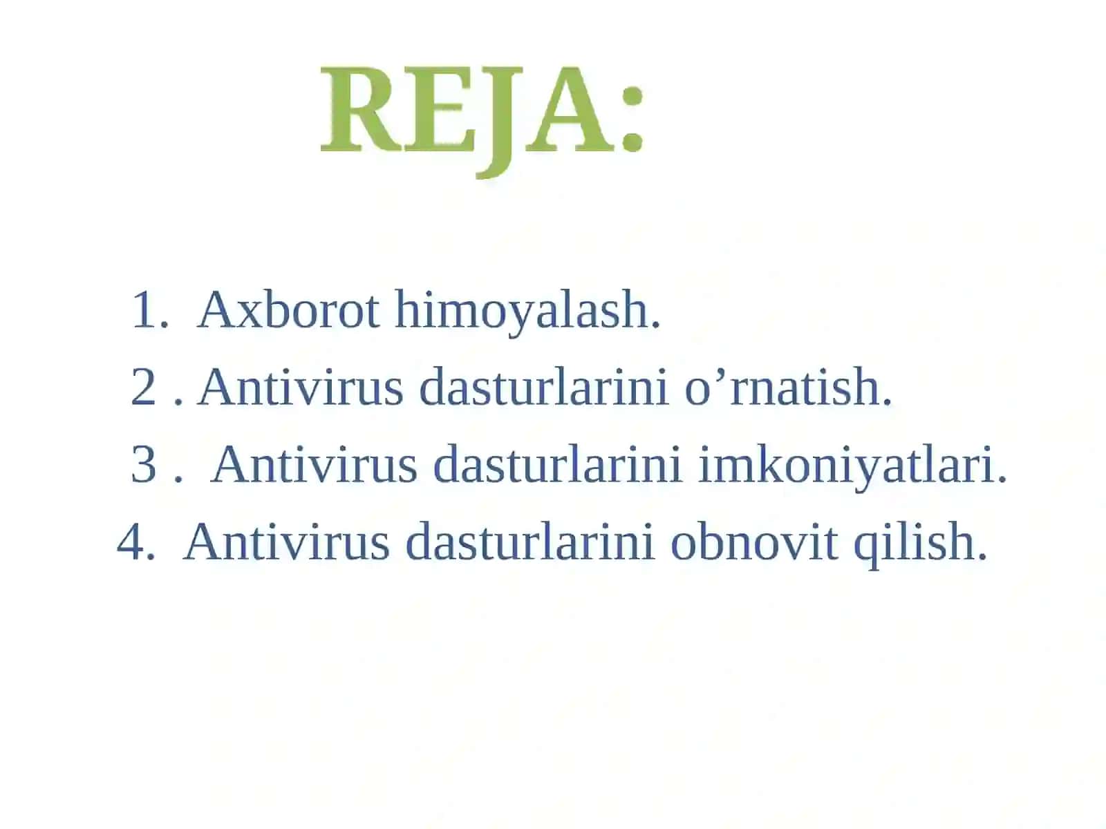 Axborotni  himoyalash 2