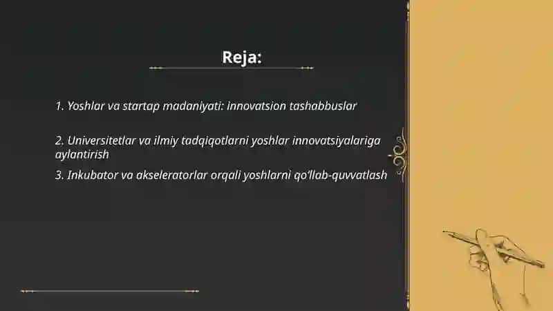 Yoshlar- innovatsion g'oyalar tashabbuskori 2