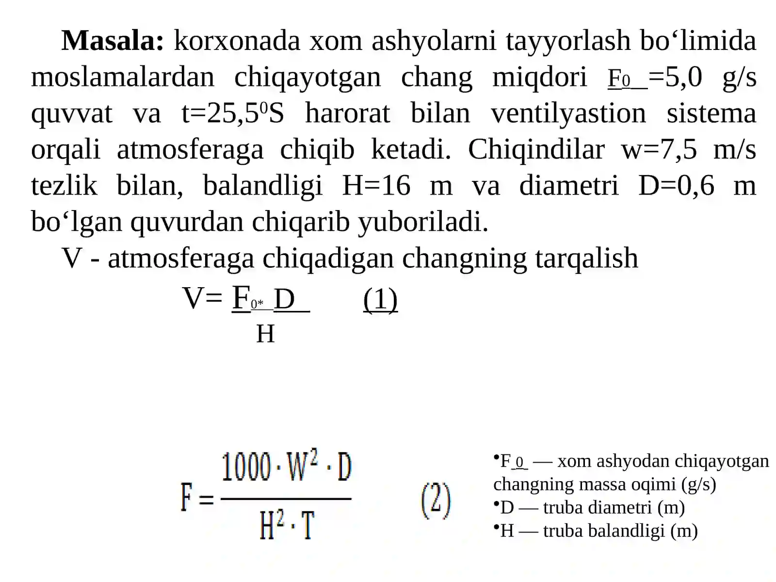 Sanoat korxonalarining atrof muhitga tasirini baholash 2