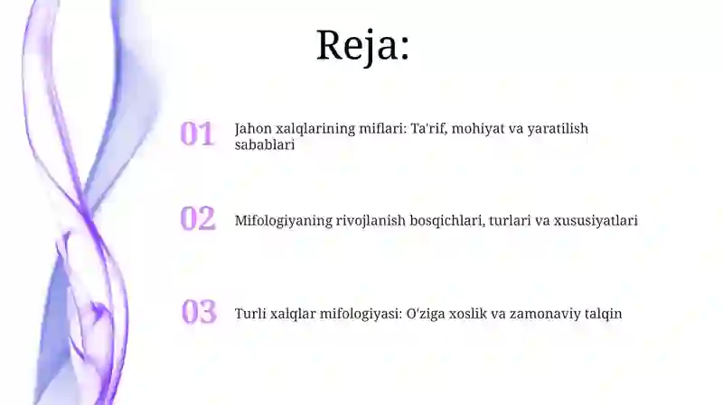 “Dunyo xalqlari miflari” 2