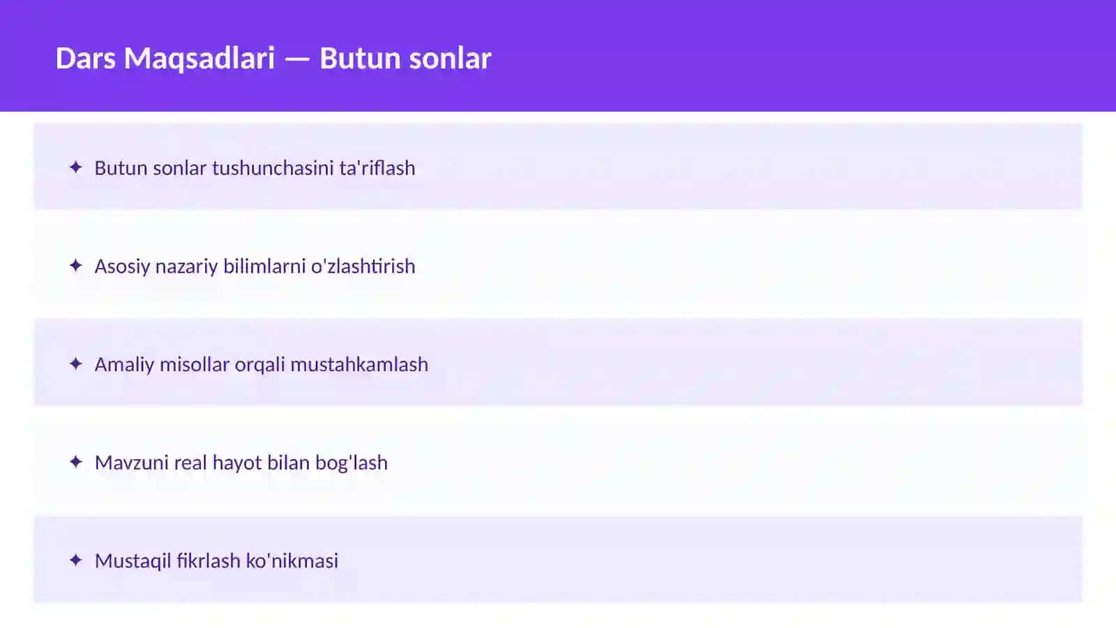 Matematika, Sonlar nazariyasi 2
