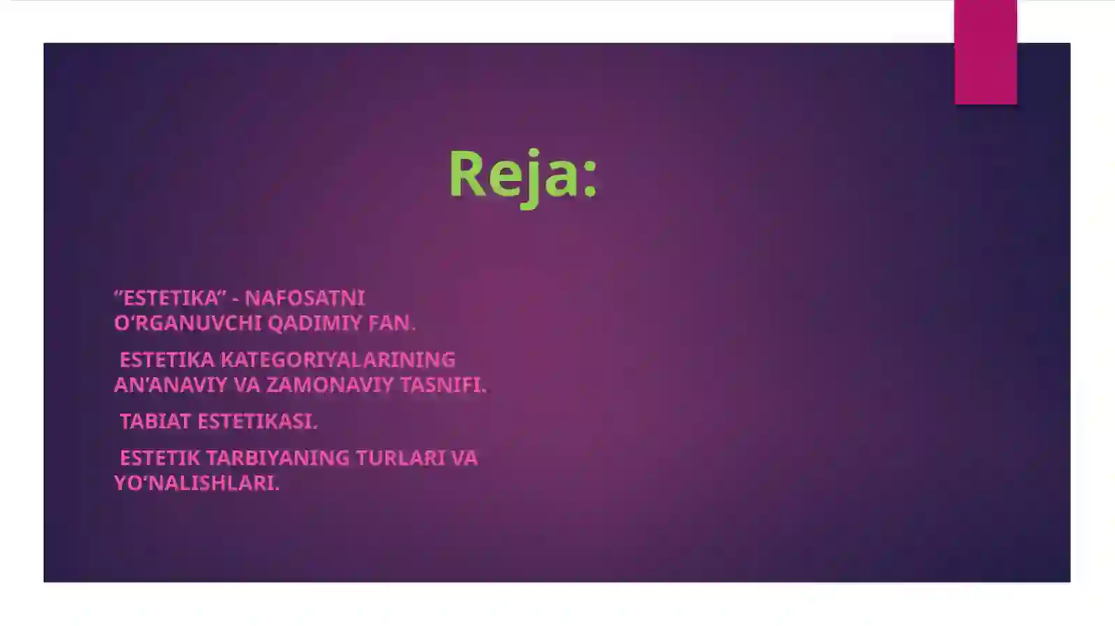 Estetika 2