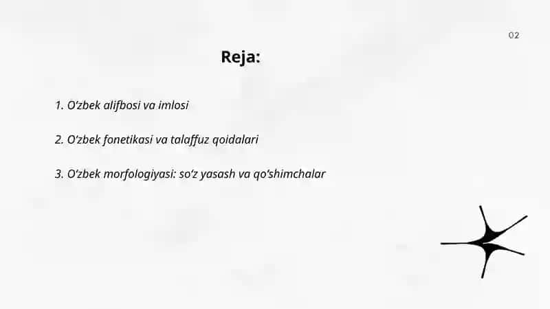 Oʻzbek tilini oʻrganilishi 2