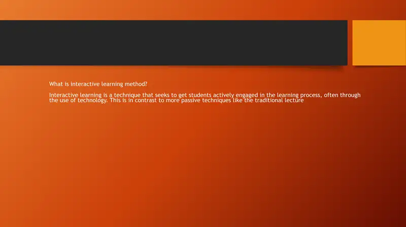 Foreign language interactive teaching methods 2