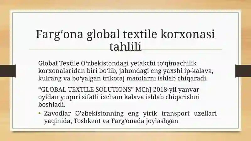 Global Textile Solutions 2