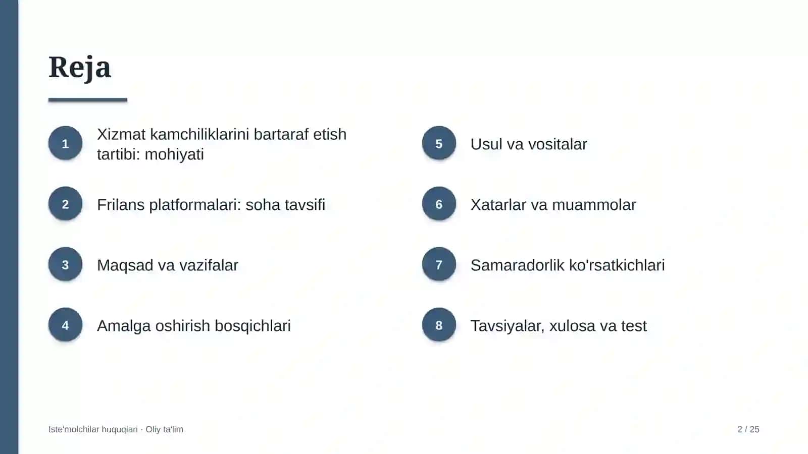 frilans platformalarida xizmat ko'rsatishdagi kamchiliklarni bartaraf etish tartibi 3925 2