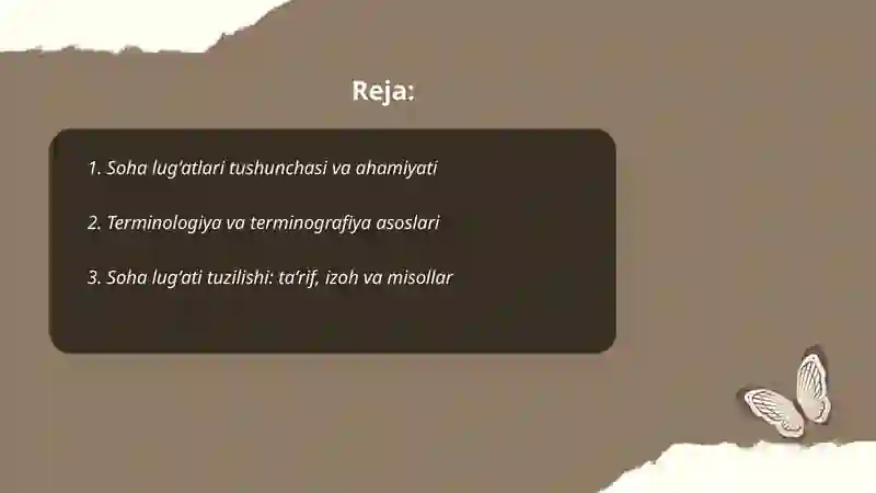 Soha lug'atlari 2