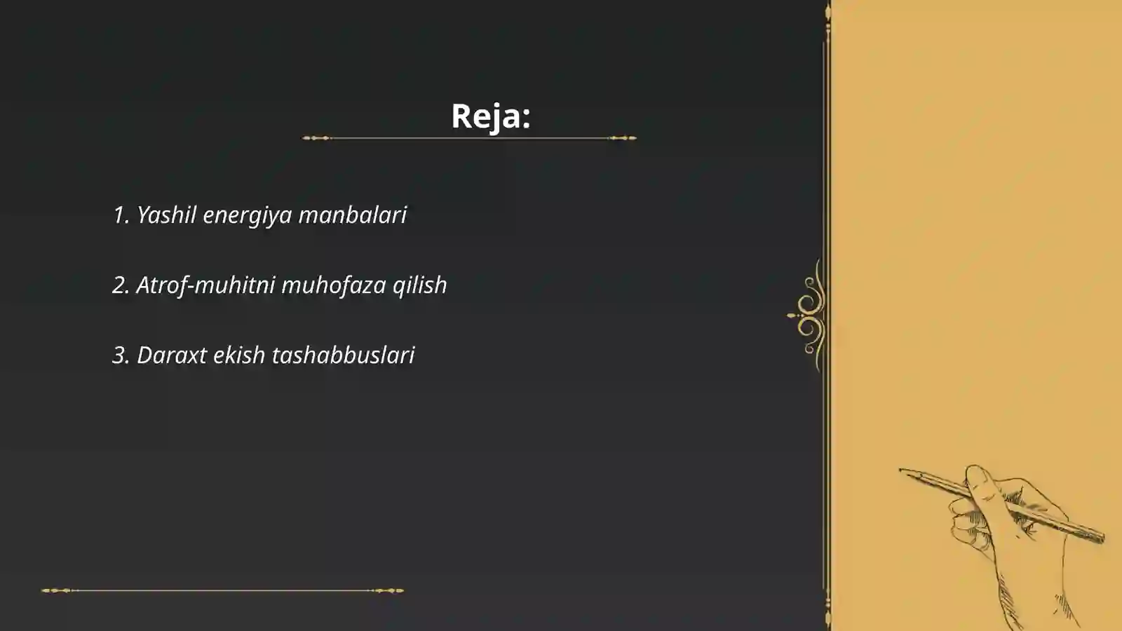 Yashil energiya manbalari 2