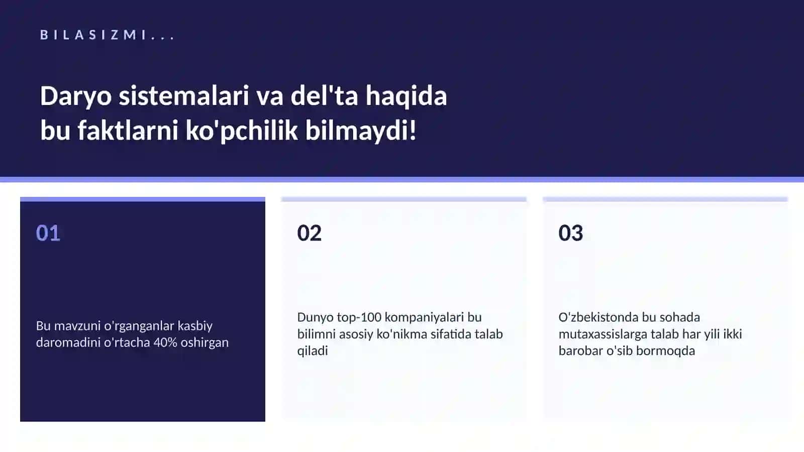 Daryo sistemalari va del'ta 2