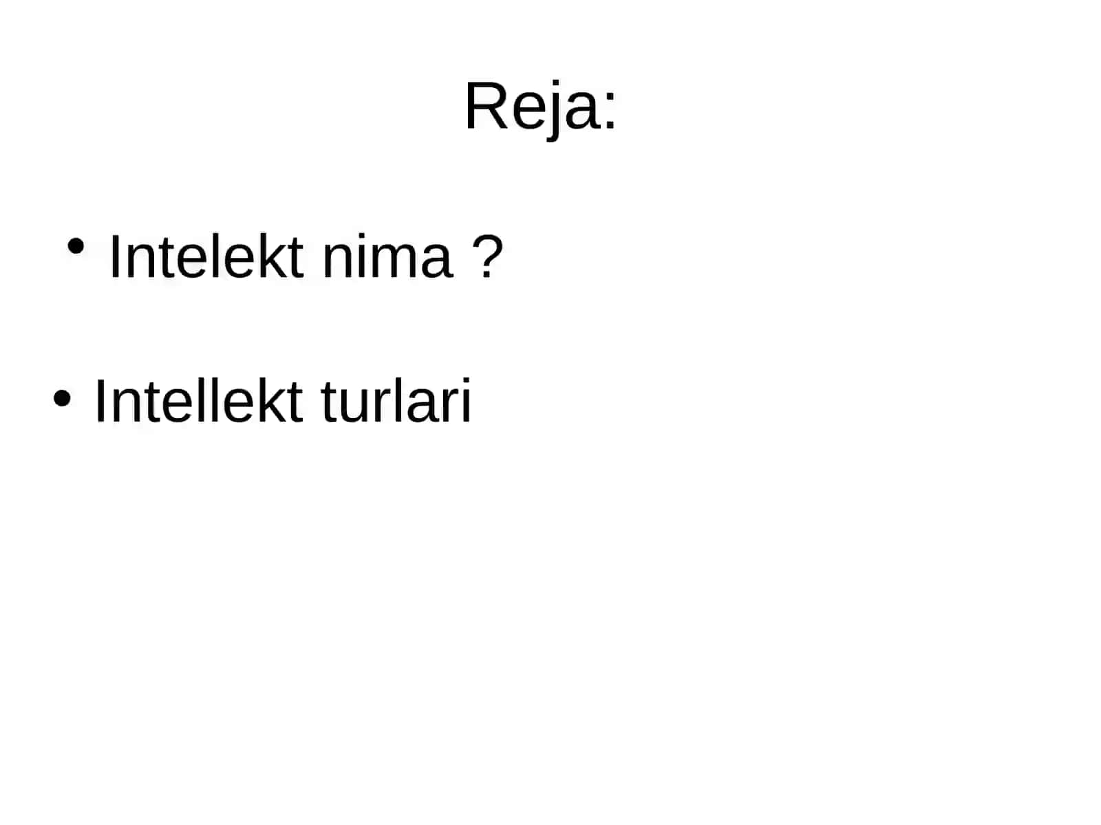 Intellekt va kretivlik nazariyalari 2