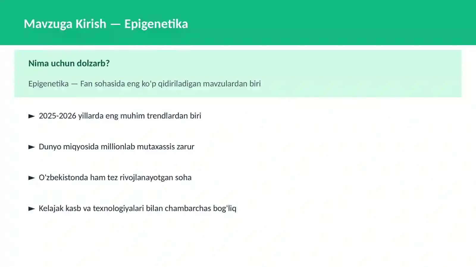 Epigenetika 2