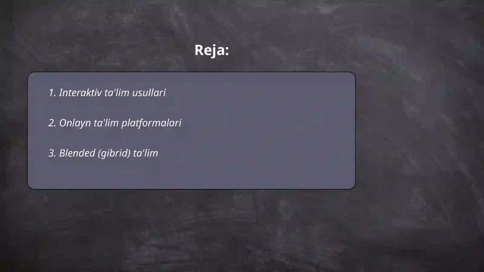 Chet tillarini intensiv o'qishda foydalaniladigan zamonaviy ta'lim metodlari 2