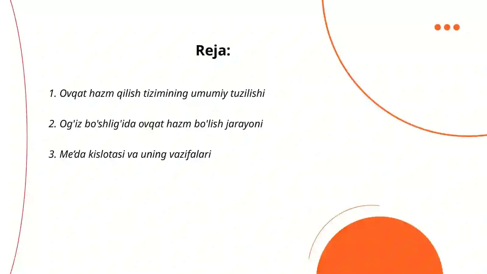 Ovqat Hazm Qilish Tizimi 2