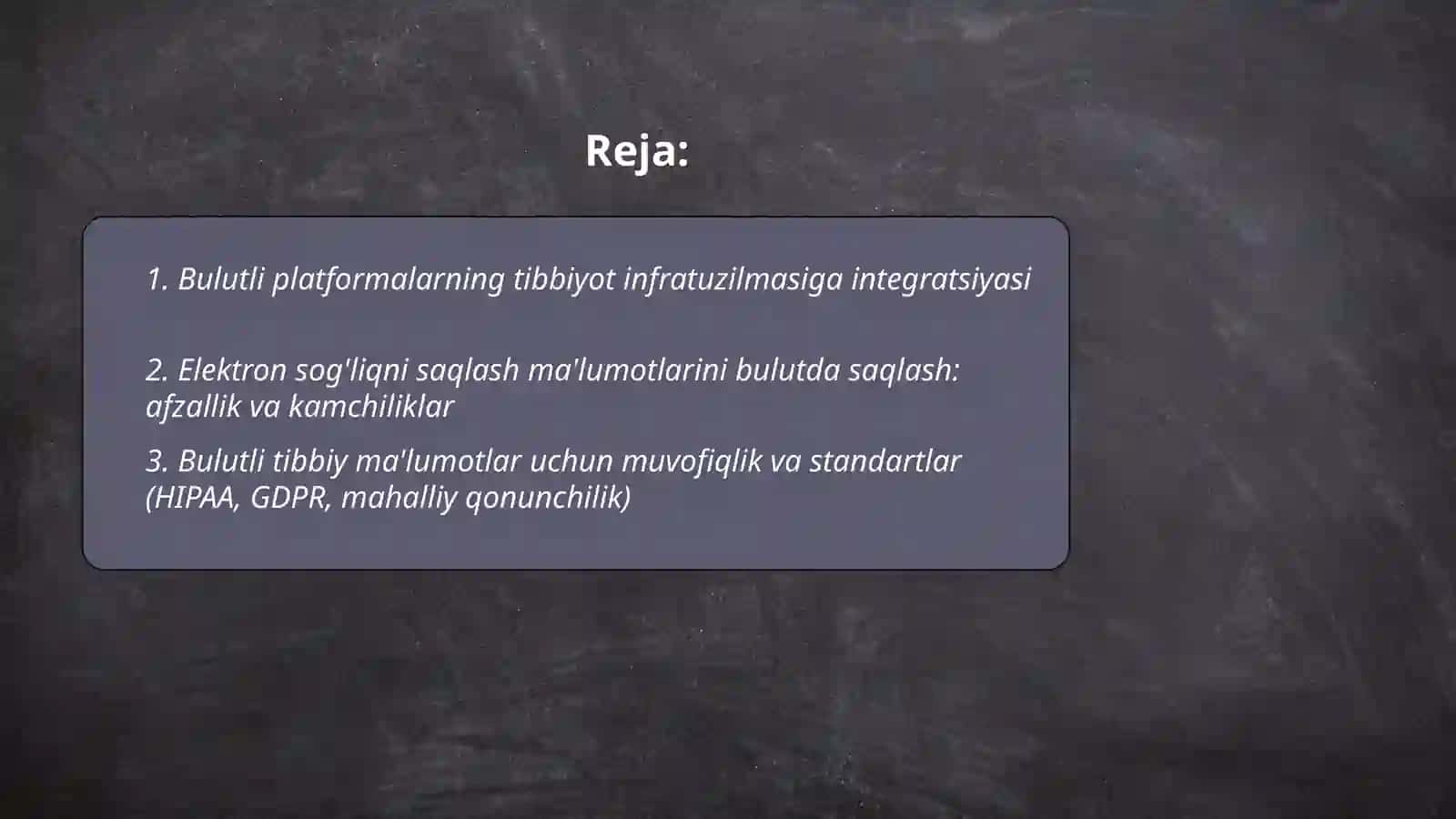 Tobbiyotda bulutli texnalogiyalar va ma’lumotlar xavfsizligi 2